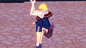 Hentai Studentessa Scopa Compagno di Classe Durante Ricreazione, Incredibile!