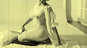 vintage granny joins taboo hairy foursome in retro orgy
