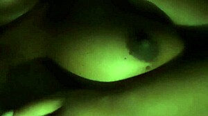 licking my nipples feels amazing at night in softcore solo