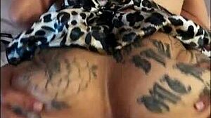 Stupid hoe getting fucked while cuckold records EVERYTHING