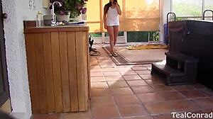 Vicky Vette Shows Huge Tits And Pussy Lips In Pool Lesbian Fun!