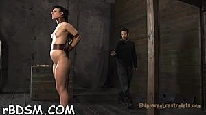 Engaging Brunette Rides Sex-Toy Hardcore