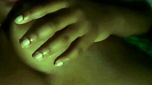 licking my nipples feels amazing at night in softcore solo