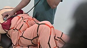 i watched indian doctor examine a lady patient