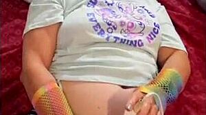 Hotwife Steffi June Promo with Vibrator and Dancing