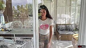 Small tits teen gets her stepdad in law rough