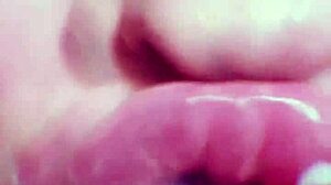 Nude chick with lips makes you hot