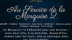Listen to the marquise's femdom jerk off instructions in french audio
