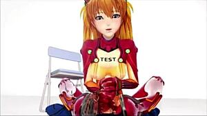 evangalion cowgirl rides hard and squirts in sexy anime 😜