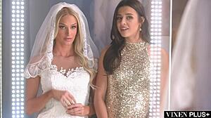 vixenplus kylie licks emma to relax her before wedding