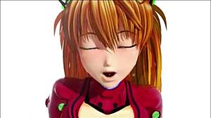 evangalion cowgirl rides hard and squirts in sexy anime 😜