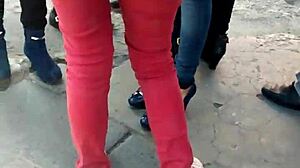 Beautiful princess in slippers and heels looking stunning