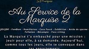 Listen to the marquise's femdom jerk off instructions in french audio