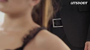 Serina Gomez Tricks Blindfolded Boyfriend Into Steamy Erotic Fuck on Whiteboxxx