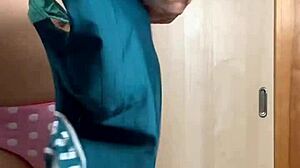 Cute Japanese Teen in Swimsuit Gets Anal Training