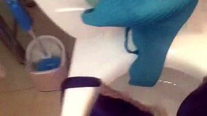 Step Sister in 40DD Bra Gets Cumshot