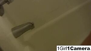 sexy alice bell masturbates her pussy in close up solo scene