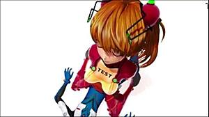 evangalion cowgirl rides hard and squirts in sexy anime 😜