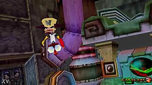 Cute Yukari Katsubari Strips Down in Wild Bossfight Game with Ripped Clothes