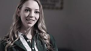 Petite teen pounded hard