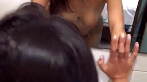 He fucks my tight ass in bathroom!