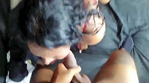 Does this latina milf love homemade threesome with big cocks?