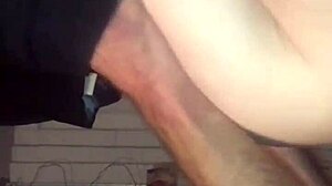 Real Amateur Wife Deepthroats and Opens Ass for Creampie