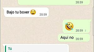 Fuck Her Again On Phone Chat, She Won't Notice!