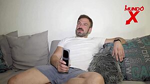 He Fucks Two Brunettes in Lingerie After Party