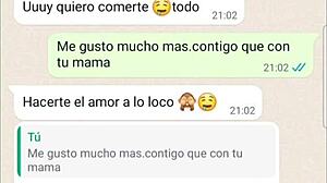 Fuck Her Again On Phone Chat, She Won't Notice!