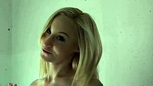 I saw a busty blonde flashing in the public stairwell from a pov perspective