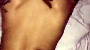 skinny latina checks into a hotel room.