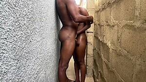 dicked hard outdoor with my curvy friend’s big ass