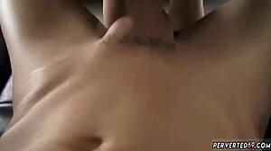 Blonde Cory Chase dominates taboo hardcore with mature stepmom