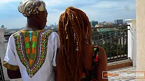 Beautiful black beauties enjoying self-pleasure