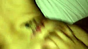 skinny latina checks into a hotel room.