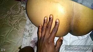 oiled latina booty gets huge cock