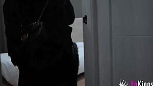 Nelia Estrada's Huge Tits Flashing and Deepthroating Big Cock in Madrid Tour