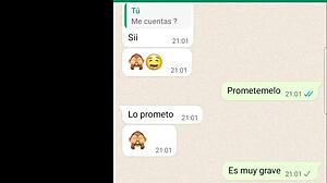 Fuck Her Again On Phone Chat, She Won't Notice!