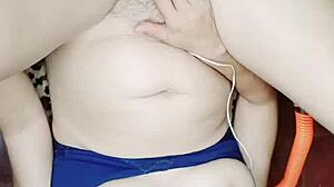 latina babe enjoys huge cock deep and cums hard