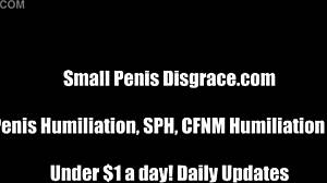 Your pathetic small cock humiliates you in femdom pov