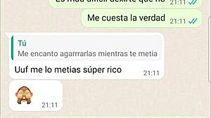 Fuck Her Again On Phone Chat, She Won't Notice!