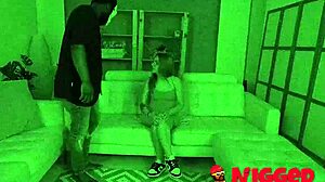 Blindfolded and ready, Lorena Lopes faces a rough challenge