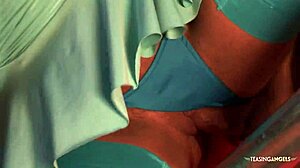 Threesome sex with sucking, riding, and cum makes this milf so happy