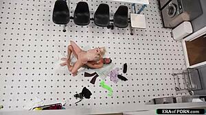 Blonde Stuck In Laundrymachine And Will Do Anything For Help