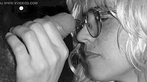 Blonde Cock Girl Slides on Monster Shaft POV