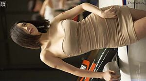 Hot Seoul Korean Racing Girl Stuns