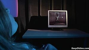 hey, watch this british milf with fake tits get pounded