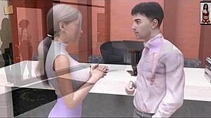 reunion 57 with curvy cutie in sexy outfit