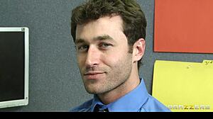 Latina Diamond Kitty titty fucks co-worker